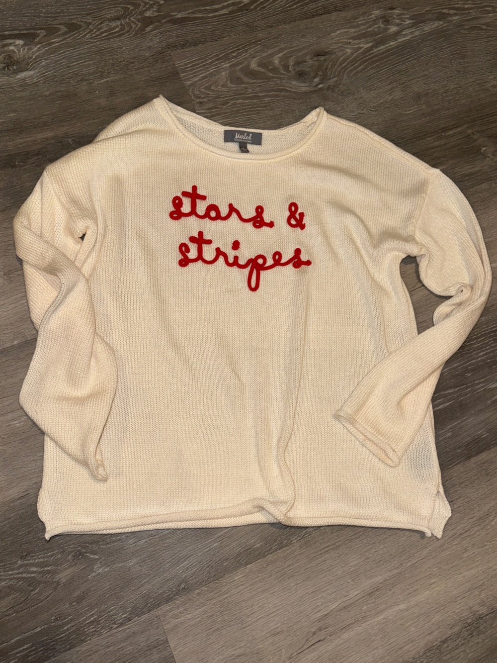 Women’s “stars & stripes” sweater
